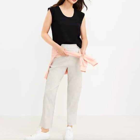Lou & Grey linen blend pants - Picture 1 of 8
